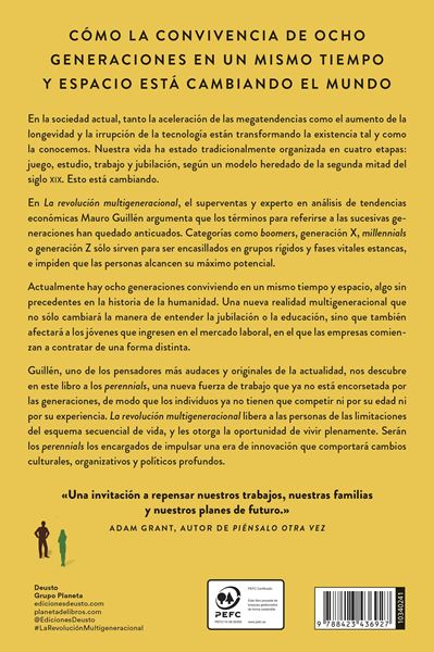 Revolución Multigeneracional, La "Cómo la Demografía y la Tecnología Transformarán el Aprendizaje, el Trabajo y el Consumo, a Cualquier Ed"