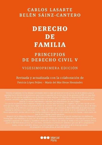Principios de Derecho Civil T.V "Tomo V: Derecho de Familia 21ª Ed."