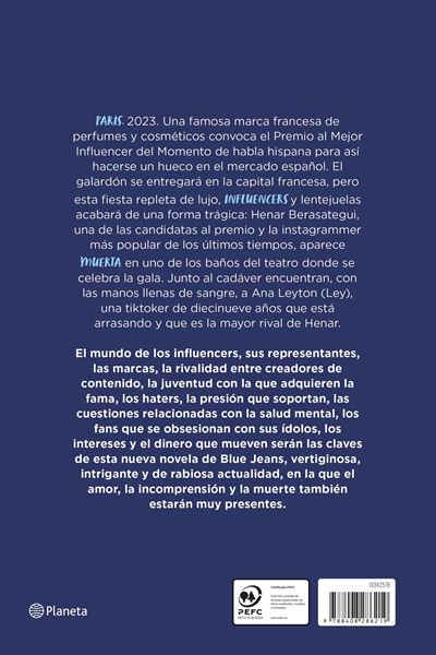 Una influencer muerta en París