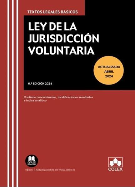 Imagen de Ley de la Jurisdiccion Voluntaria 6ª Ed, 2024