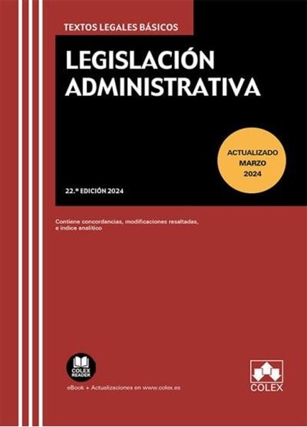Imagen de Legislación Administrativa 22º Ed. 2024