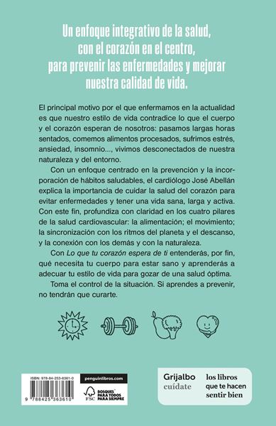 Lo que tu corazón espera de ti "Descubre los 4 pilares para vivir en plena forma con una salud de hierro"